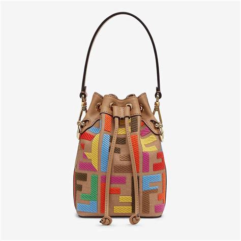 fendi mon tresor multicolor bag|fendi mon tresor bucket bag.